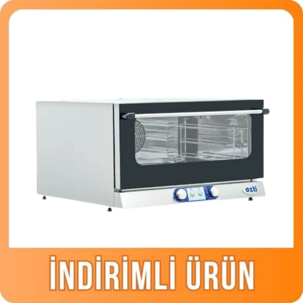 Öztiryakiler 4 Tepsili Konveksiyonlu Pastane Fırını Manuel Elektrikli 60x40cm  7890.60400.4T